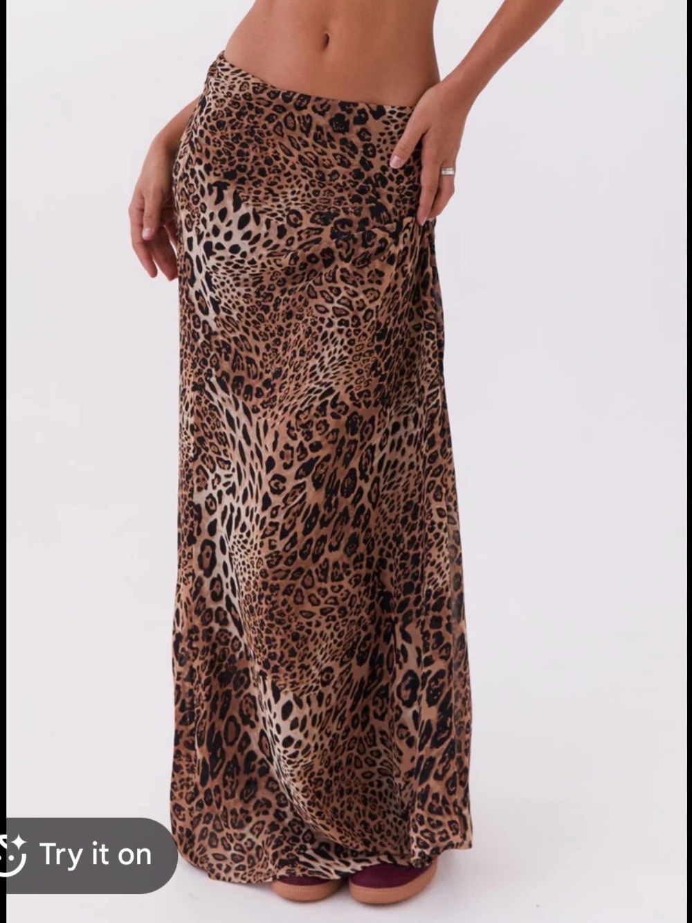 Peppermayo Violetta Maxi Skirt - Leopard Size 8